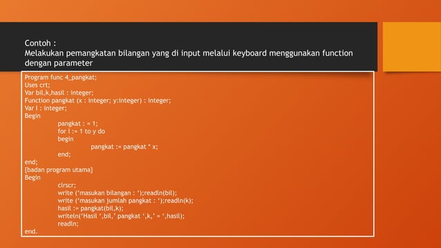 materi bahasa Function dengan Pascal.pptx