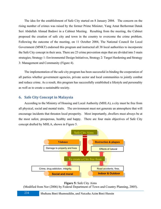 Safe City Concept and Crime Prevention Through Environmental Design