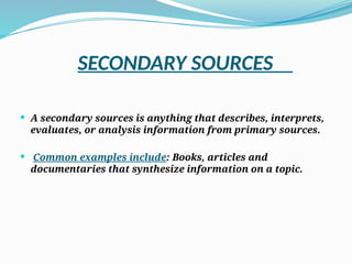 Data Collection sources types and methods | PPTX