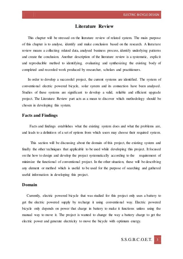 Research proposal on electric bike image