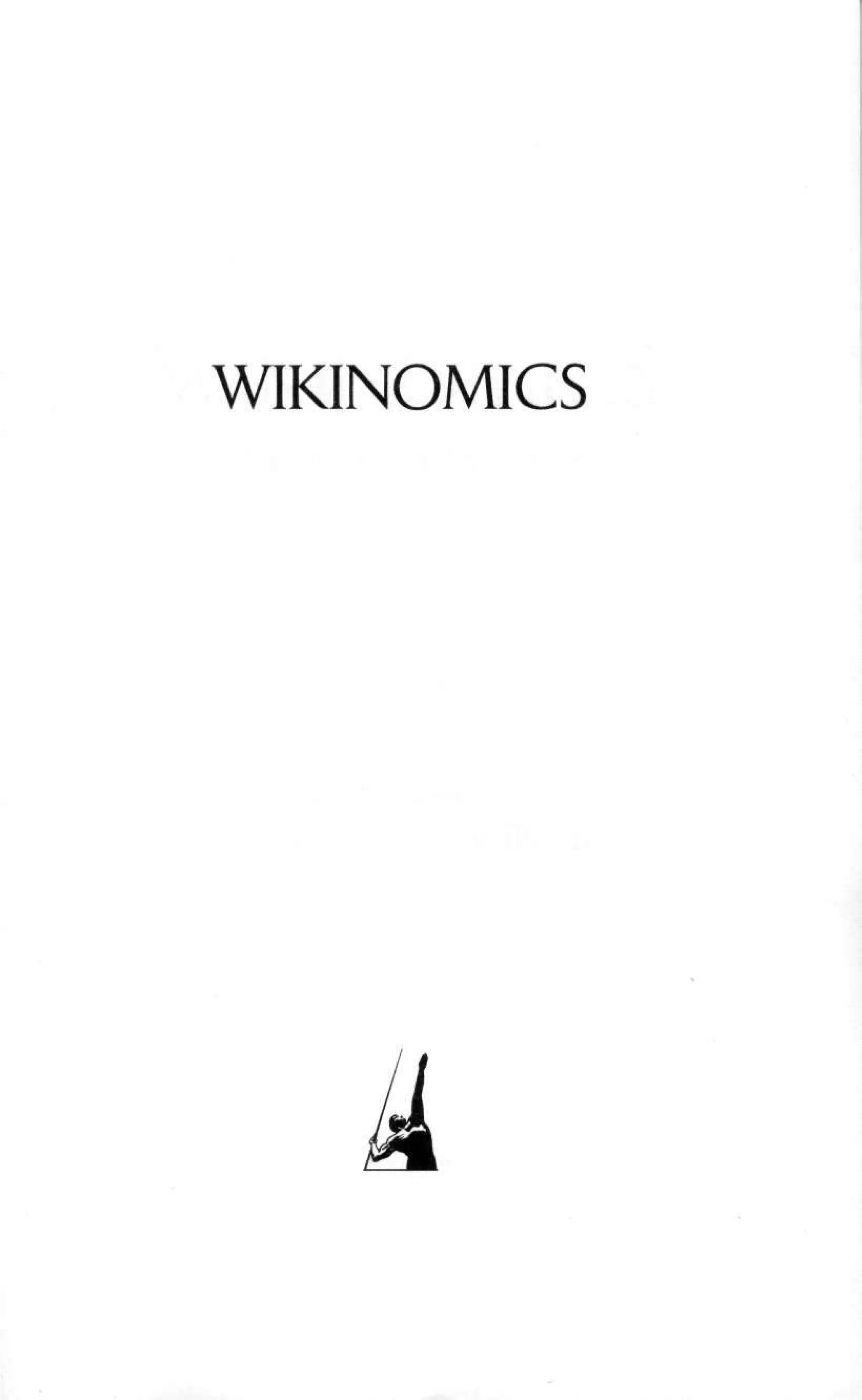 WIKINOMICS
4
 