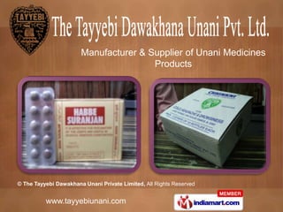 Manufacturer & Supplier of Unani Medicines  Products 