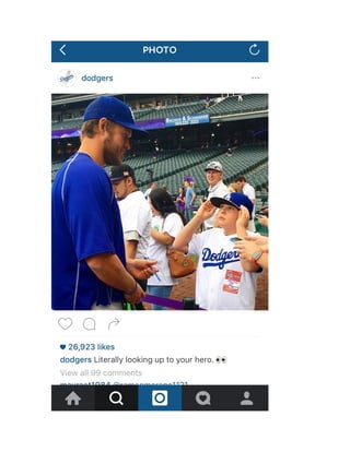 Random Baseball Commit Posts MLB Social Media Posts | PDF