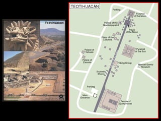 MAPA  DE TEOTIHUACAN 