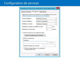 Configuration de services
 