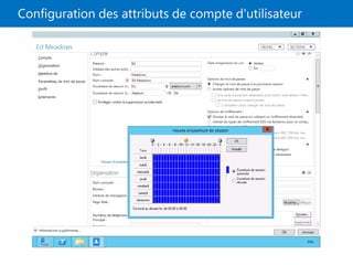 Configuration des attributs de compte d'utilisateur
 