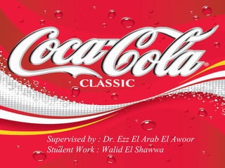 Supervised by : Dr. Ezz El Arab El Awoor
Student Work : Walid El Shawwa
 