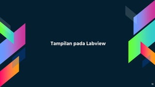Tampilan pada Labview
18
 