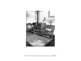 OTIS motor DC para ascensores (1889) 