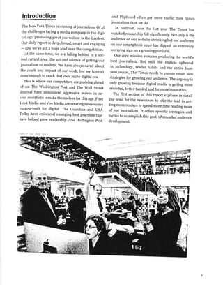 The leaked The New York Times Innovation Report