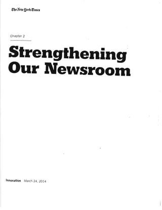 The leaked The New York Times Innovation Report