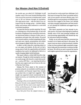 The leaked The New York Times Innovation Report