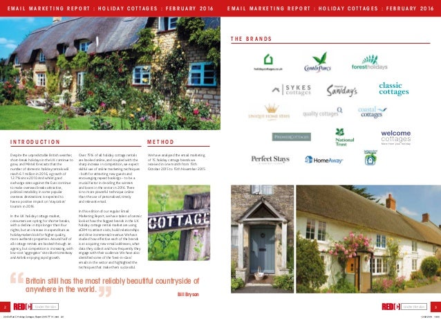 Red C Email Marketing Report Holiday Cottages