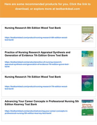 Nursing research methods and critical appraisal for evidenced based ...