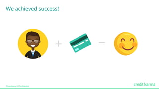 Proprietary & Confidential
We achieved success!
+ =
 