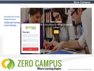 1 © Zero Campus| Internal Circulation Only
Zero Campus
 