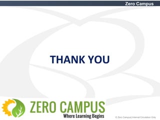 43 © Zero Campus| Internal Circulation Only
Zero Campus
THANK YOU
 