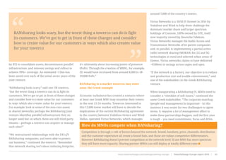 by BT) to consolidate assets, decommission parallel
infrastructure, and reinvest savings and rollout to
achieve 99%+ coverage. An estimated ~£1bn has
been saved over each of the initial seven years of the
joint venture.
“RANsharing looks scary,” said one UK towerco,
“but the worst thing a towerco can do is fight its
customers. We’ve got to get in front of these changes
and consider how to create value for our customers
in ways which also creates value for your towerco.
For example, look at some of the non-core assets
in shared networks; perhaps the RANsharing joint
venture identifies parallel infrastructure they no
longer need but on which there are still third party
tenants – perhaps a towerco can acquire or manage
such sites?”
“We restructured relationships with the UK’s JV
RANsharing companies, and were able to protect
our business,” continued the towerco. “Remember
that network sharing isn’t about reducing footprint,
it’s ultimately about increasing points of presence
(PoPs). Through the creation of MBNL, for example,
EE would have increased from around 8,000 to 18-
19,000 PoPs.”
RANsharing in a market towercos may enter
soon: the Greek example
Economic turbulence has created a scenario where
at least one Greek MNO may monetise their towers
in the next 12-24 months. Towercos interested in
this 12,000 tower market will have to decode the
implications of the current RANsharing agreement
in the country between Vodafone Greece and Wind
Hellas, operated Victus Networks, which manages
around 7,000 of the country’s towers.
Victus Networks is a 50/50 JV formed in 2014 by
Vodafone and Wind to help them challenge the
dominant market share and larger spectrum
holdings of Cosmote, 100% owned by OTE, itself
now majority owned by Deutsche Telekom.
Victus Networks manages the Radio Access and
Transmission Networks of its parent companies
and, in parallel, is implementing a partial active
radio network sharing (MORAN) for 2G and 3G
technologies in rural and selected urban areas of
Greece. Victus networks claims to have delivered
~€100mn in savings across capex and opex.
“If the network is a factory, our objective is to reduce
unit production cost and enable reinvestment,” said
one of the stakeholders in the Greek RANsharing
venture.
When inaugurating a RANsharing JV, MNOs need to
consider a “checklist of soft issues,” continued the
same Greek stakeholder. “The corporate matchup
(people and management) is important – in this
instance it was easier for two challengers to agree
terms. It requires a lot of management effort to
make these partnerships happen, and the first year
is tough – you need commitment, focus and drive,
How do MNOs compete when RANsharing?
Competition is through a raft of factors beyond the network: brand, handsets, price, channels, distribution
and the customer experience all create a brand halo, and those are todays competitive differentators.
However RANsharing doesn’t prevent competition at the network level: if one MNO has more spectrum
they still have more capacity. Sharing partner MNOs can still deploy at totally different rates
“ “RANsharing looks scary, but the worst thing a towerco can do is fight
its customers. We’ve got to get in front of these changes and consider
how to create value for our customers in ways which also creates value
for your towerco
www.towerxchange.com/meetups/meetup-europe | TowerXchange Europe report 2016 | 63| TowerXchange Europe report 2016 | www.towerxchange.com/meetups/meetup-europe38
 