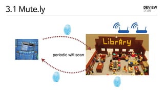 3.1 Mute.ly
periodic wifi scan
 