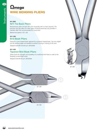 Tronex Fine Wire Work Pliers Set In Case (Standard Handles)