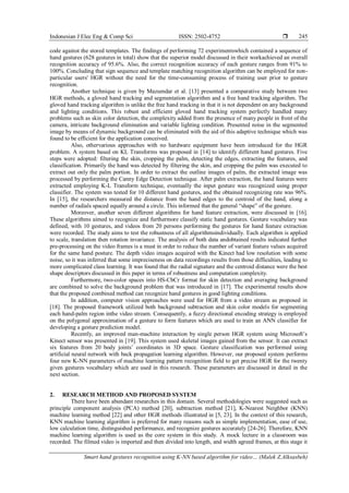 Smart hand gestures recognition using K-NN based algorithm for video ...