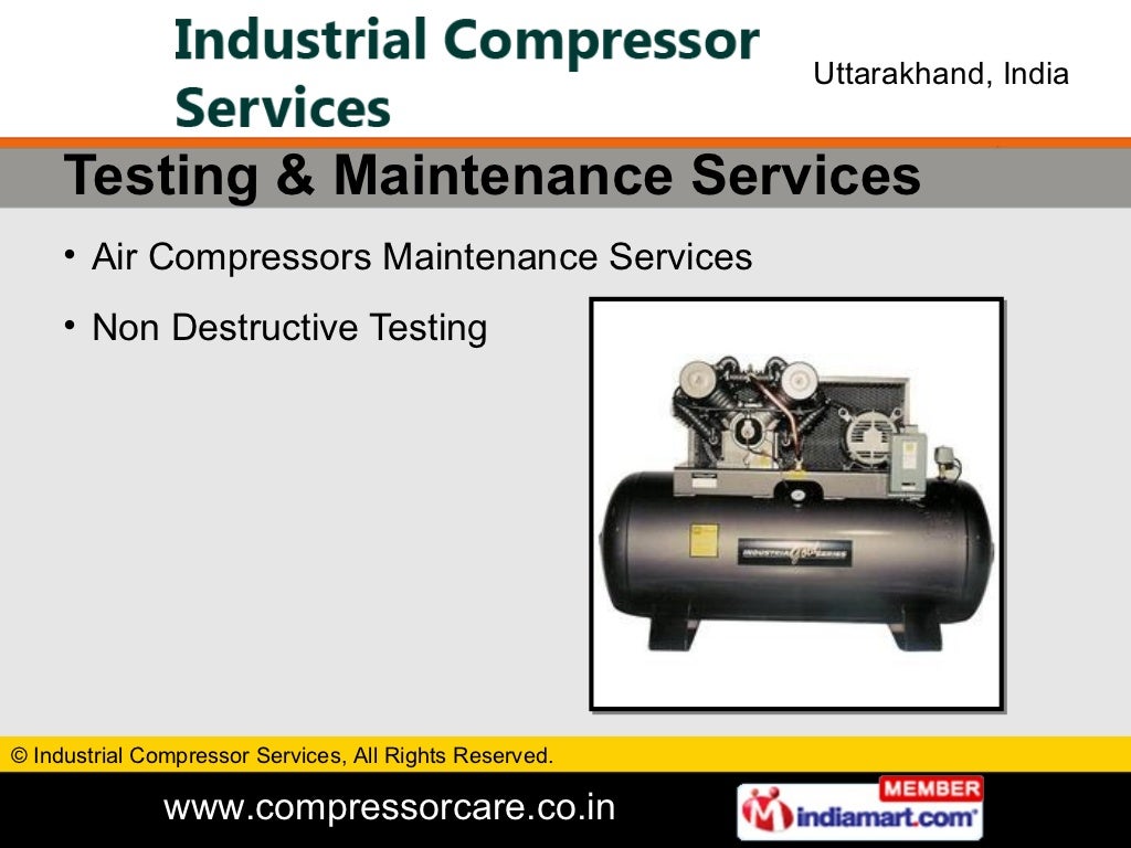 Industrial Compressor Services Uttarakhand India