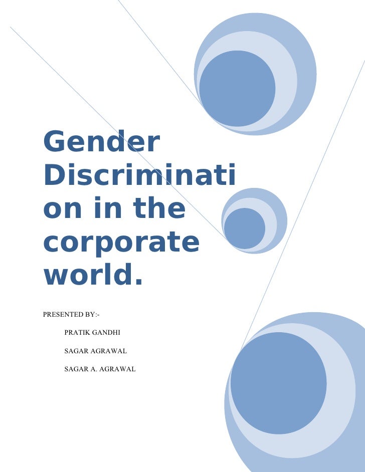 discrimination at work examples