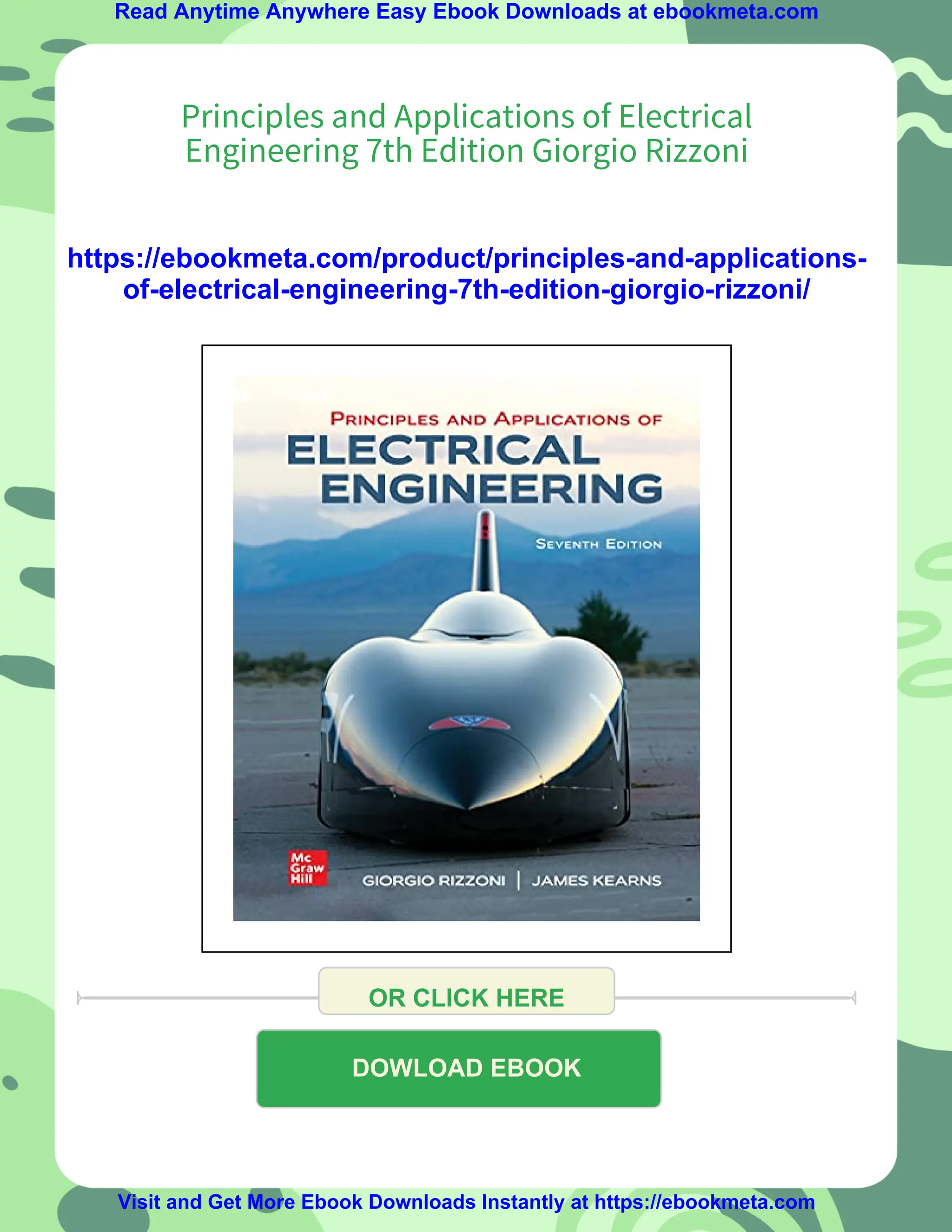 Principles and Applications of Electrical Engineering 7th Edition