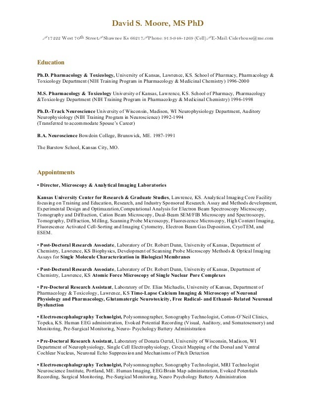 David rudd phd resume