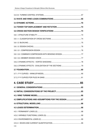 REVIEW OF DESIGN PROCEDURES FOR MONOPILE OFFSHORE WIND STRUCTURES | PDF