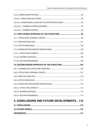 REVIEW OF DESIGN PROCEDURES FOR MONOPILE OFFSHORE WIND STRUCTURES | PDF