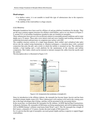 REVIEW OF DESIGN PROCEDURES FOR MONOPILE OFFSHORE WIND STRUCTURES | PDF