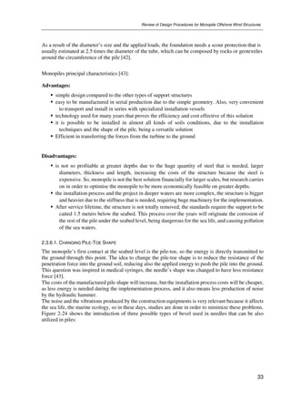 REVIEW OF DESIGN PROCEDURES FOR MONOPILE OFFSHORE WIND STRUCTURES | PDF