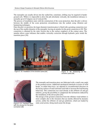 REVIEW OF DESIGN PROCEDURES FOR MONOPILE OFFSHORE WIND STRUCTURES | PDF