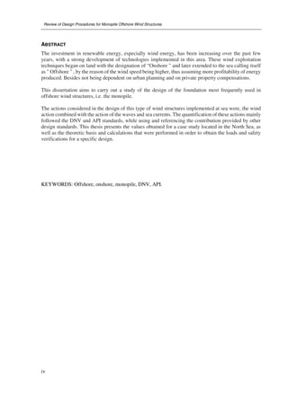 REVIEW OF DESIGN PROCEDURES FOR MONOPILE OFFSHORE WIND STRUCTURES | PDF