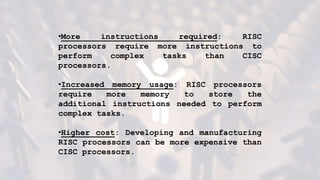Reduced Instruction Set Computer (RISC) | PPT