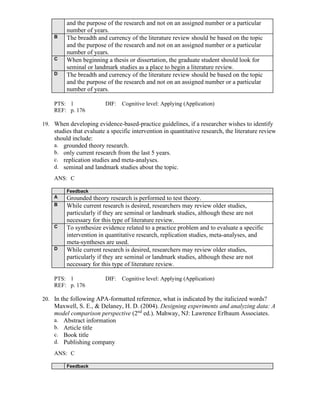 Understanding Nursing Research Building an Evidence Based Practice 6th ...