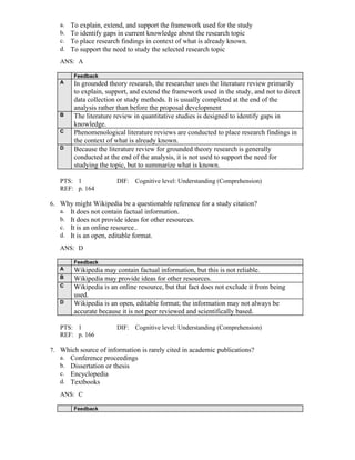 Understanding Nursing Research Building an Evidence Based Practice 6th ...