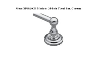 Moen BP6924CH Madison 24-Inch Towel Bar, Chrome
 