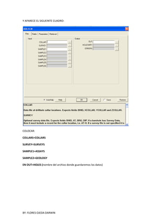 22627686 manual-practico-de-datamine | PDF