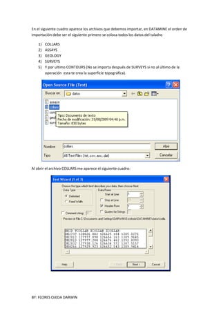 22627686 manual-practico-de-datamine | PDF
