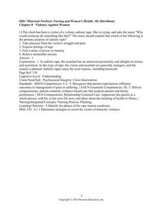 Olds Maternal Newborn Nursing and Womens Health Across the Lifespan ...