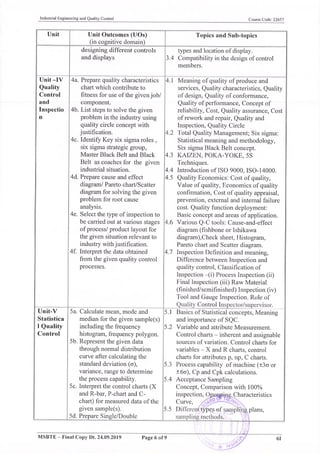 INDUSTRIAL ENGINEERING SUBJECT SYLLABUS visual data 4