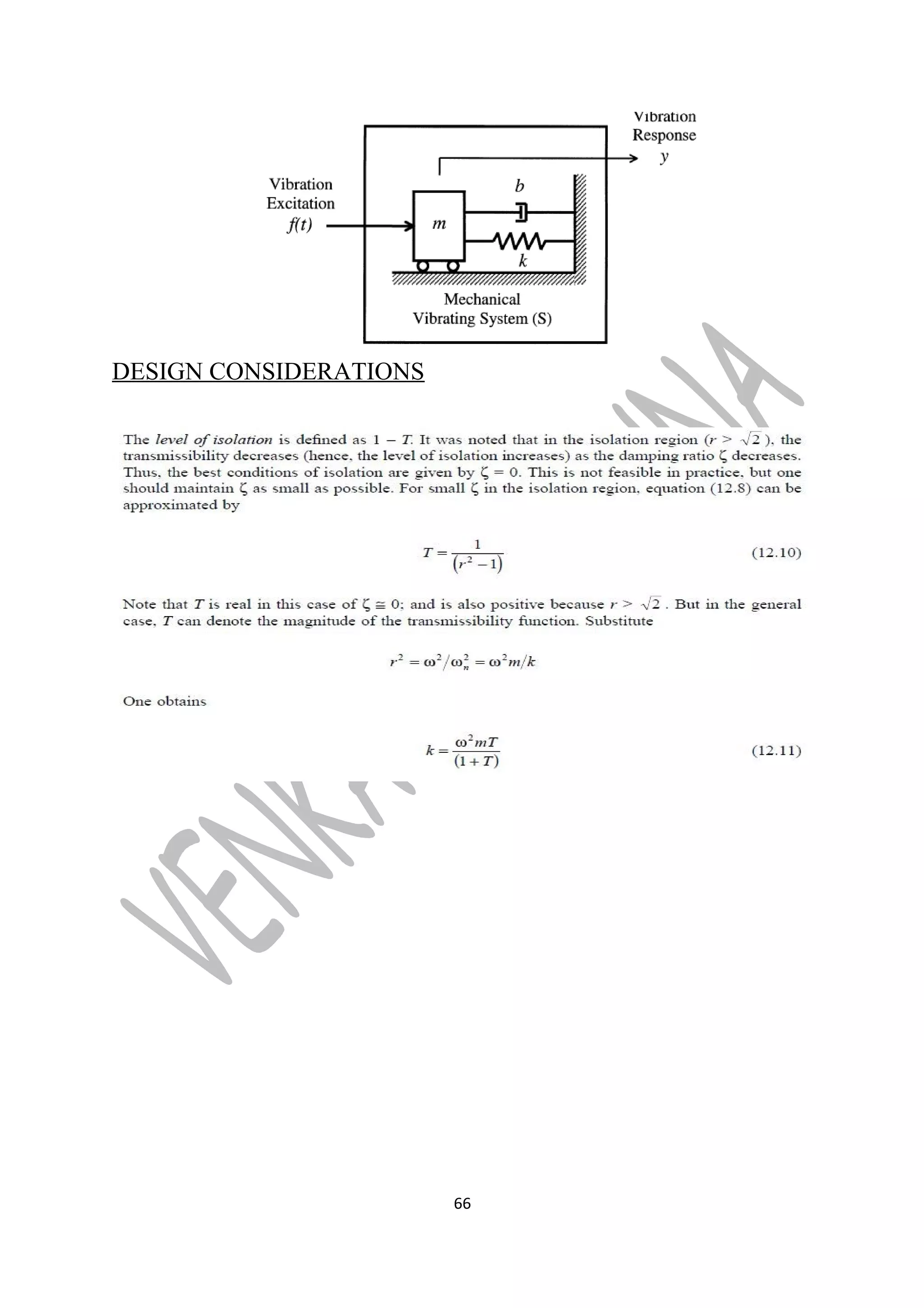 DESIGN CONSIDERATIONS 
66 
 