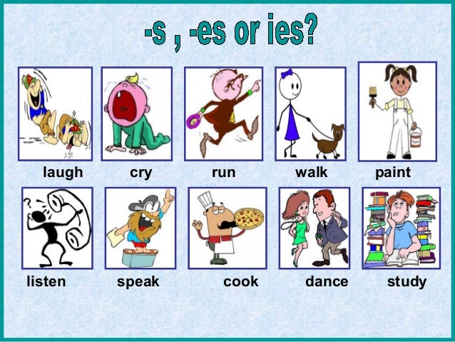 Present simple 3rd person singular