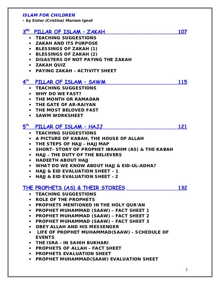 islamic quiz for kids