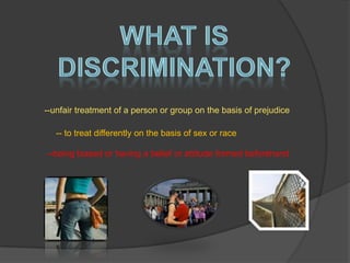 discrimination 8/05/2013 PPT