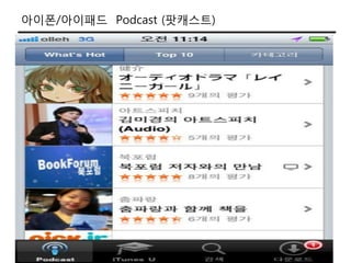 아이폰/아이패드 Podcast (팟캐스트)
 