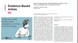 Evidence-Based
Article
#1
 