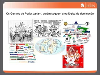 Os Centros de Poder variam, porém seguem uma lógica de dominação
 